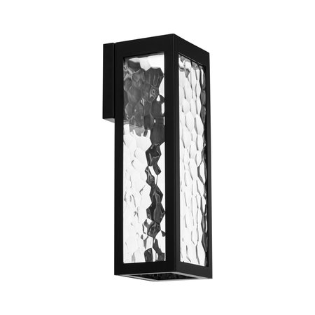 DWELED Hawthorne 18in LED Indoor and Outdoor Wall Light 3000K in Black WS-W331